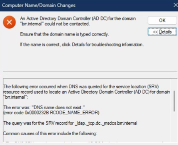 Error code: 0x0000232B