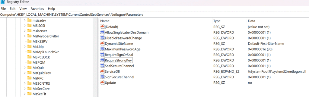 AllowSingleLabelDnsDomain