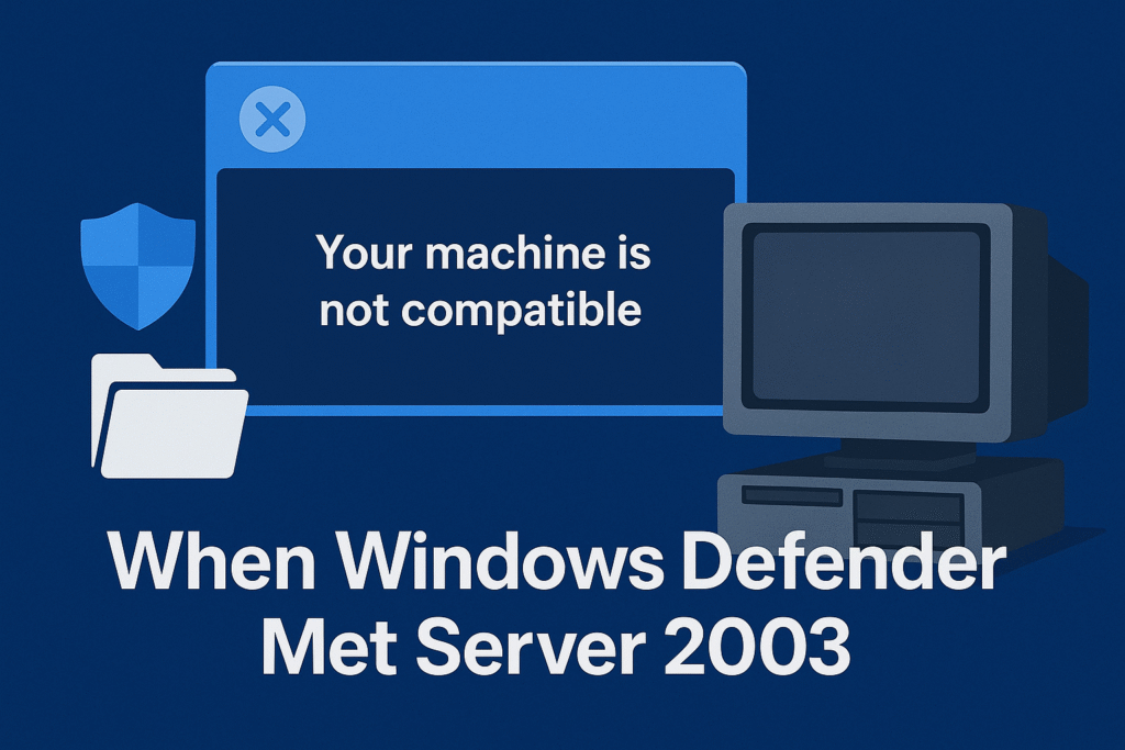 When Windows Defender Met Server 2003